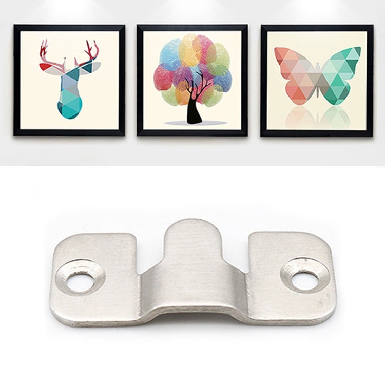 30 PCS Stainless Steel Picture Frame Hanging Code Mirror Fastener, Size: S, S 30 PCS S 30 PCS