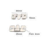 30 PCS Stainless Steel Picture Frame Hanging Code Mirror Fastener, Size: S, S 30 PCS