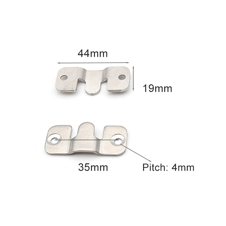 30 PCS Stainless Steel Picture Frame Hanging Code Mirror Fastener, Size: S, S 30 PCS