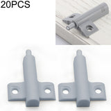 20 PCS Aircraft Shape Back Buffer Cabinet Door Anticollision Damper Shock Absorber, Back Buffer (Grey), Back Buffer (White) Back Buffer (Grey) Grey