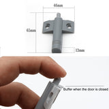 20 PCS Aircraft Shape Back Buffer Cabinet Door Anticollision Damper Shock Absorber, Back Buffer (Grey), Back Buffer (White)