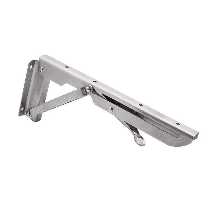 14 inch K Type Wall-mounted Foldable Stainless Steel Spring Storage Shelf for Dining Table, 14 inch