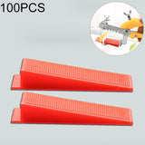 100 PCS Tile Floor Locator Insert Tile Leveler Wedge Leveling Machine for Plate Flattening System Aid Tool OG6480, Tile Floor Locator Tile Floor Locator