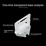 100 PCS 1.0mm Lengthen Tile Leveling System Clips Kit Wall Floor Tile Spacer Tiling Tool, 1.0mm Lengthen