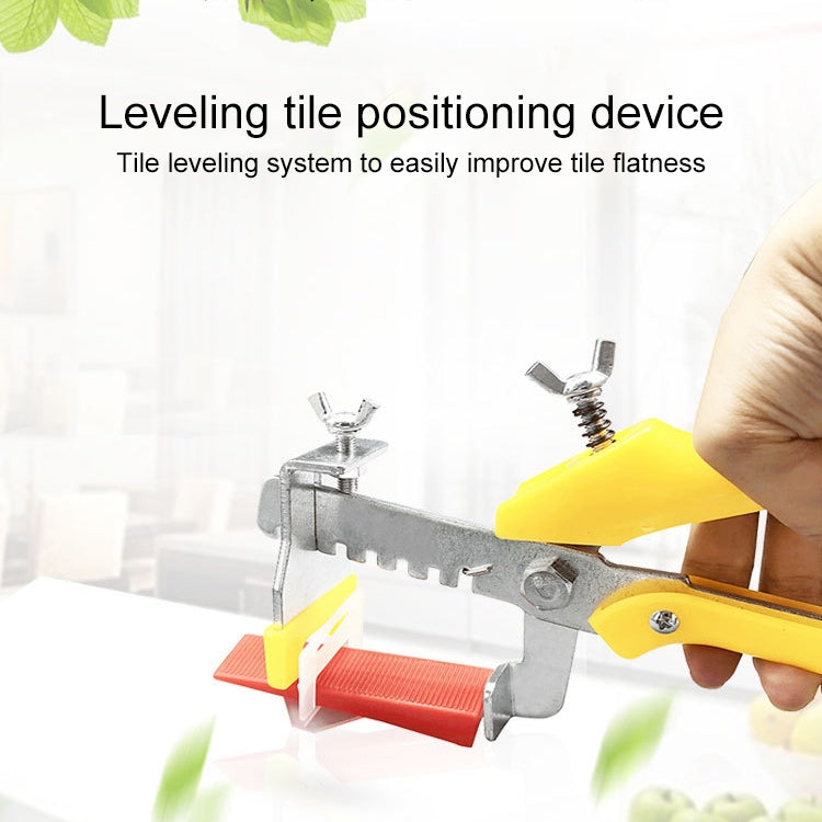 100 PCS 1.0mm Lengthen Tile Leveling System Clips Kit Wall Floor Tile Spacer Tiling Tool, 1.0mm Lengthen