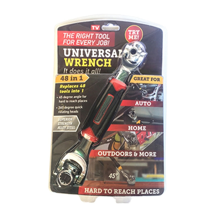 Multifunctional 48 in 1 Socket Wrench Hardware Tool, Random Color Delivery, 48 in 1 Socket Wrench