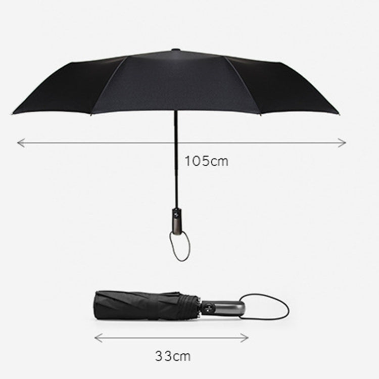 Automatic Lightweight Portable Three Folding Waterproof Anti-UV Umbrella