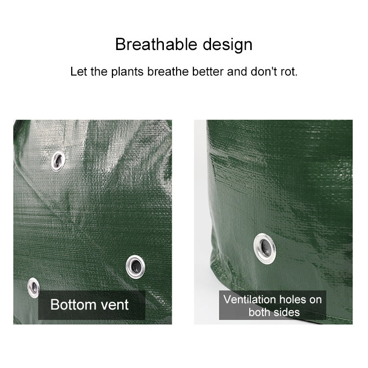 7 Gallons Potato Planting PE Bags Vegetable Planting Grow Bags Farm Garden Supplies, Size: 30cm x 35cm, 30cm x 35cm