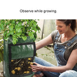7 Gallons Potato Planting PE Bags Vegetable Planting Grow Bags Farm Garden Supplies, Size: 30cm x 35cm, 30cm x 35cm