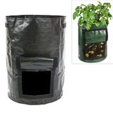 10 Gallons Potato Planting PE Bags Vegetable Planting Grow Bags Farm Garden Supplies, Size: 35cm x 50cm, 35cm x 50cm 35cm x 50cm Black