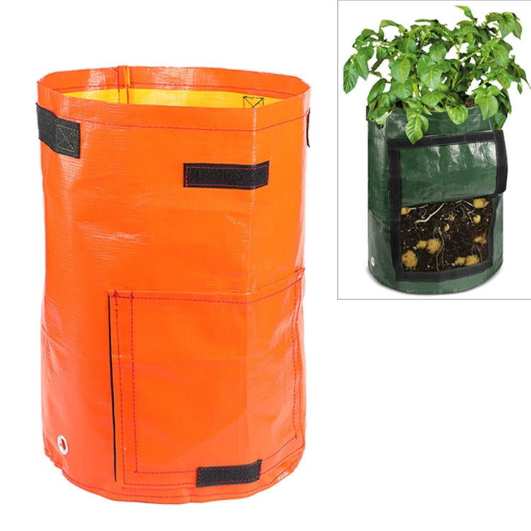10 Gallons Potato Planting PE Bags Vegetable Planting Grow Bags Farm Garden Supplies, Size: 35cm x 50cm, 35cm x 50cm 35cm x 50cm Orange