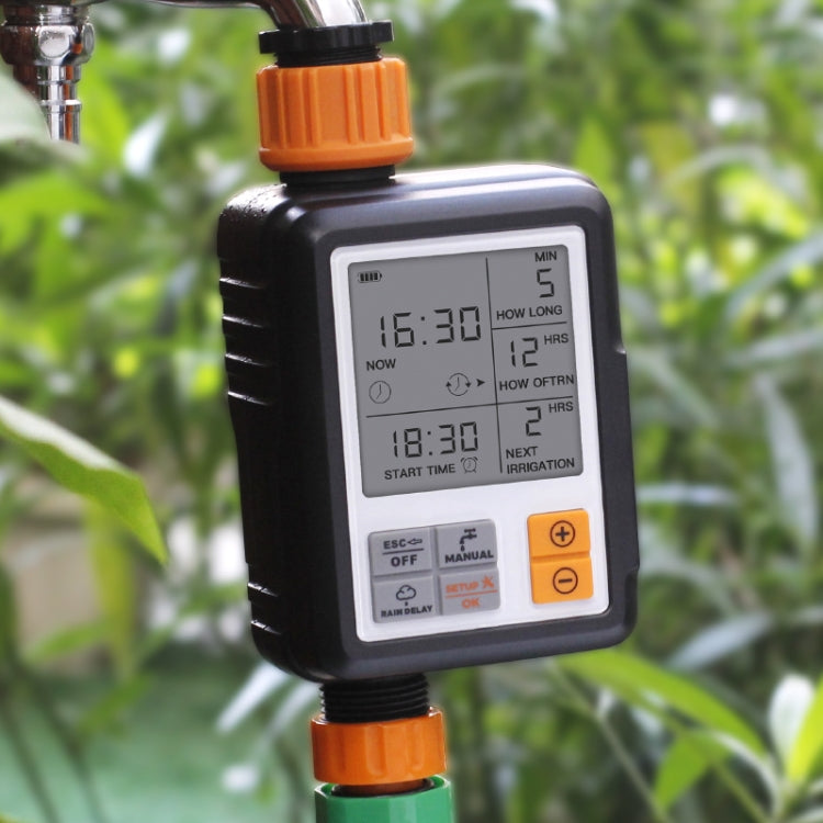 Universal LCD Screen Sprinkler Controller Outdoor Garden Solenoid Valve Timer Automatic Watering Device Irrigation Tool, Automatic Watering Device