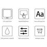 Universal LCD Screen Sprinkler Controller Outdoor Garden Solenoid Valve Timer Automatic Watering Device Irrigation Tool, Automatic Watering Device