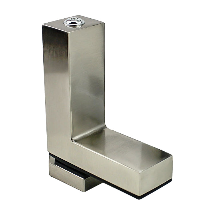 3-24mm F Type Brushed Zinc Alloy Fixed Clip Glass Wood Layer Board Bracket, 3-24mm Brushed