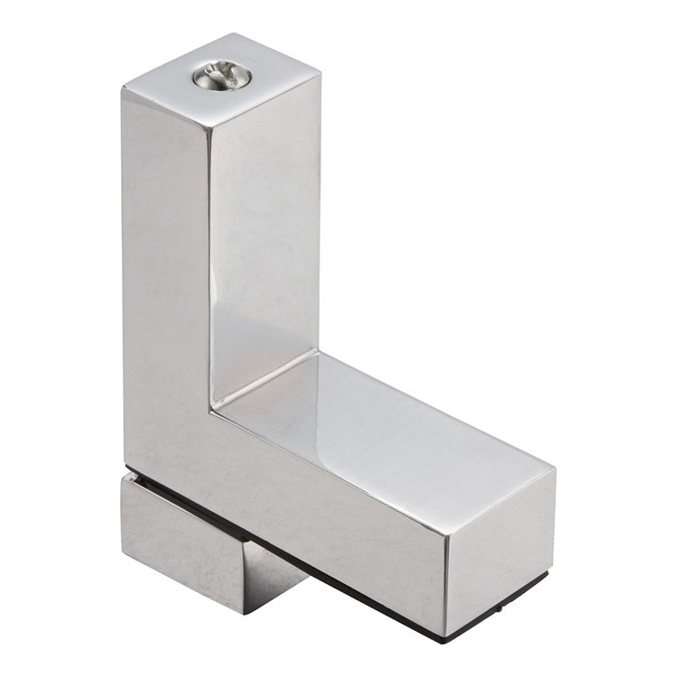 3-24mm F Type Glossy Polished Zinc Alloy Fixed Clip Glass Wood Layer Board Bracket, 3-24mm Glossy