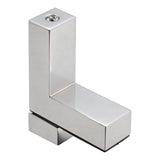 3-24mm F Type Glossy Polished Zinc Alloy Fixed Clip Glass Wood Layer Board Bracket, 3-24mm Glossy