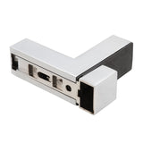 3-24mm F Type Glossy Polished Zinc Alloy Fixed Clip Glass Wood Layer Board Bracket, 3-24mm Glossy