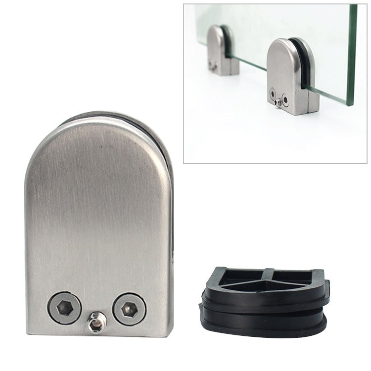 15-20mm Concave Curved Bottom Matte Polished 201 Stainless Steel Fixed Clip Railing Glass Wood Layer Board Clamp Bracket, 15-20mm, Curved Bottom, 201 Stainless Steel 15-20mm, Curved Bottom, 201 Stainless Steel