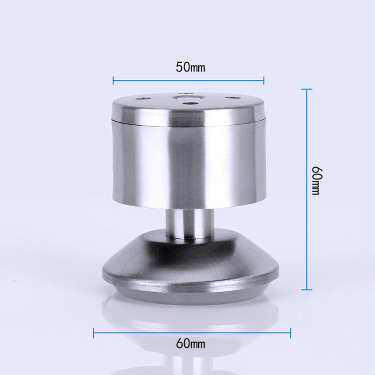 Stainless Steel Wire Drawing Thickened Column Sofa Furniture Cabinet Foot, Height: 60mm, 60mm