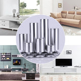 Stainless Steel Wire Drawing Thickened Column Sofa Furniture Cabinet Foot, Height: 80mm, 80mm