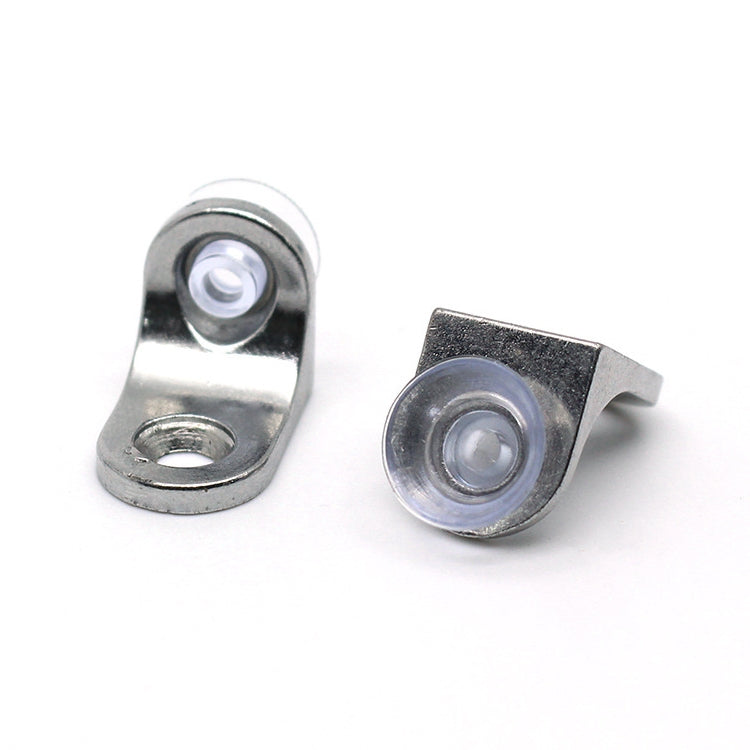 100 PCS Round Thickened Zinc Alloy Bright Layer Sucker Plate Bracket, D, Weight: 4.2g, Round, D