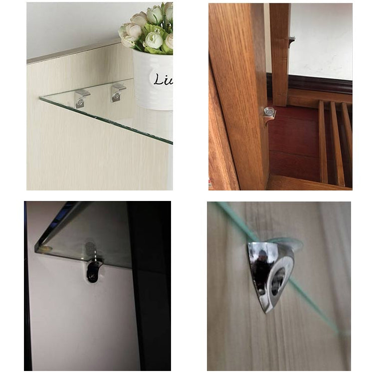 100 PCS Round Thickened Zinc Alloy Bright Layer Sucker Plate Bracket, D, Weight: 4.2g, Round, D