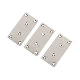 10 PCS Stainless Steel Connection Code Straight Connecting Piece, Number: 13, 13