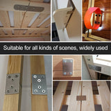 10 PCS Stainless Steel Connection Code Straight Connecting Piece, Number: 13, 13