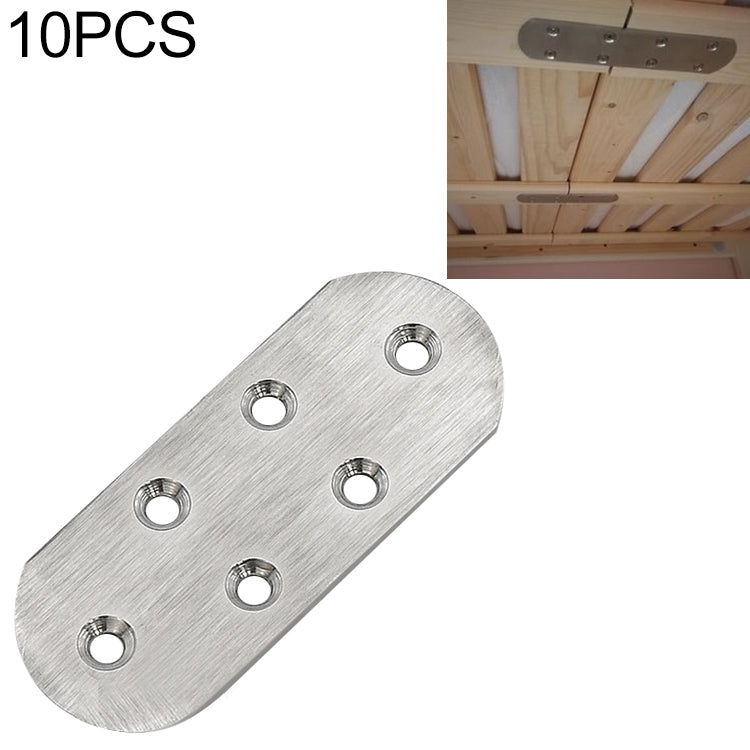 10 PCS Stainless Steel Connection Code Straight Connecting Piece, Number: 18, 18 18