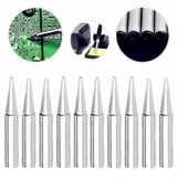 10 PCS 900M-T-B Pointed End Lead-free Electric Welding Soldering Iron Tips, For 900M-T-B For 900M-T-B