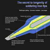 10 PCS 900M-T-K Tool Bit Lead-free Electric Welding Soldering Iron Tips, For 900M-T-K