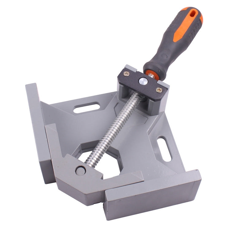 Aluminum Single Handle 90 Degree Right Angle Clamp Angle Clamp Woodworking Frame Clip Right Angle Folder Tool, Single Handle