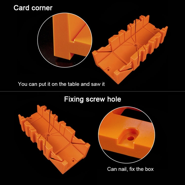 12 Inch Miter Saw Cabinets Multi-function Woodworking Hand Tools Home DIY Wood Working Hand Saws Clamped Box, 12 Inch