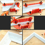 12 Inch Miter Saw Cabinets Multi-function Woodworking Hand Tools Home DIY Wood Working Hand Saws Clamped Box, 12 Inch