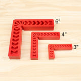 3 Inch Plastic 90 Degree Woodworking Auxiliary Positioner Square Ruler Fixing Tool, 3 Inch