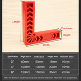 4 Inch Plastic 90 Degree Woodworking Auxiliary Positioner Square Ruler Fixing Tool, 4 Inch