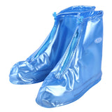Fashion PVC Non-slip Waterproof Thick-soled Shoe Cover Size: S, Size: S