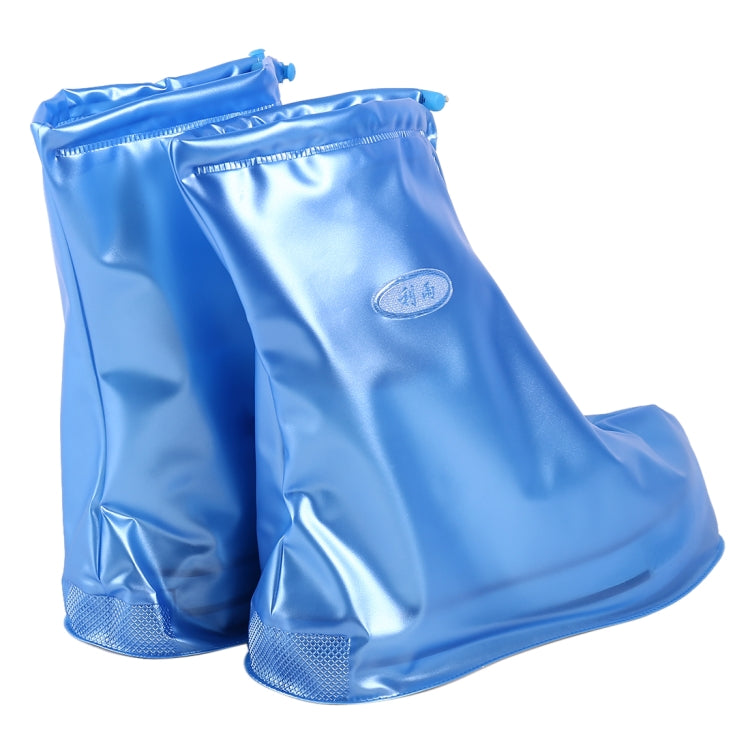 Fashion PVC Non-slip Waterproof Thick-soled Shoe Cover Size: M, Size: M