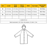 Fashion Adult Lightweight EVA Transparent Frosted Raincoat Big Hat With Pocket Size: XL, Size: XL