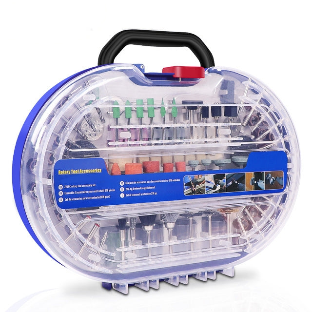 276 PCS/Set Hilda KSDMPJ-3 Polishing Rotary Tool Bit Set Electric Grinding Accessories, 276 PCS/Set 276 PCS Set