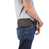 Sports Denim Universal Phone Bag Waist Bag for 5.5~6.3 inch Smartphones, Size: L, L