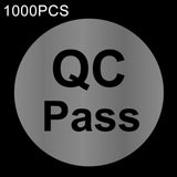1000 PCS Round Shape QC Pass Sticker QC Pass Label Transparent