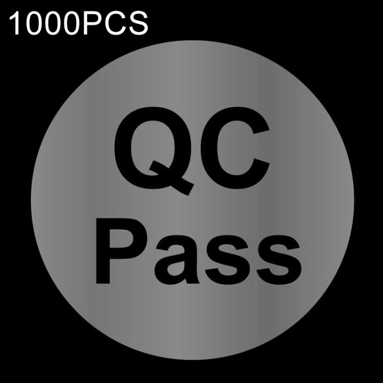 1000 PCS Round Shape QC Pass Sticker QC Pass Label Transparent