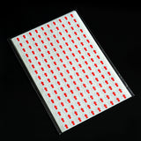 20 PCS Round Shape Self-adhesive Arrow Rework Sticker Rework Label, Round Shape