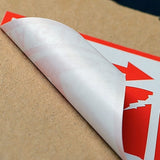 1000 PCS Self-adhesive English Warning Sticker Fragile Label, Size: 5.5x5.5cm, 5.5 x 5.5cm