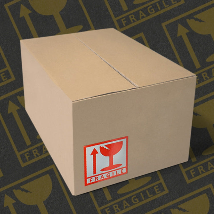 1000 PCS Self-adhesive English Warning Sticker Fragile Label, Size: 5.5x5.5cm, 5.5 x 5.5cm