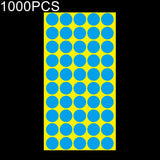 1000 PCS Round Shape Self-adhesive Colorful Mark Sticker Mark Label