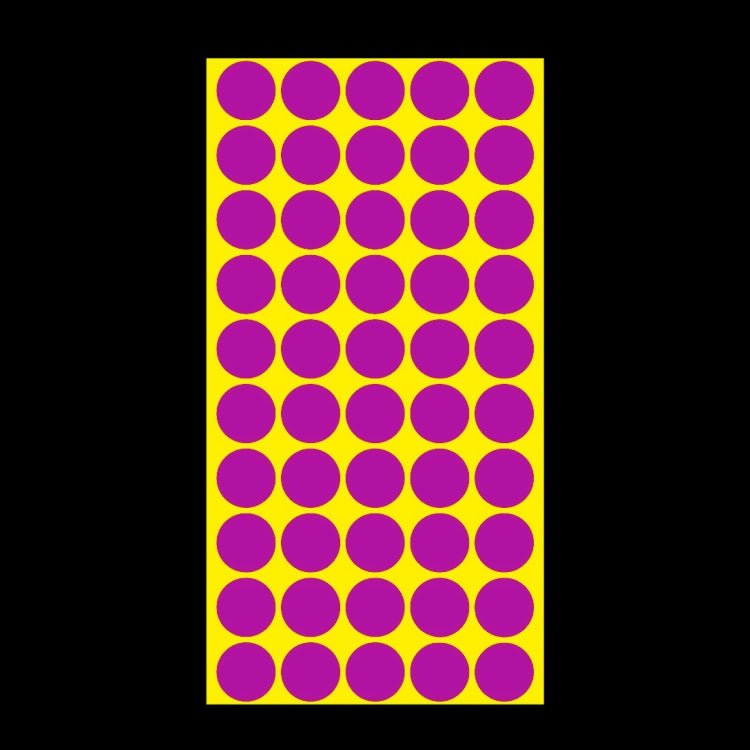 1000 PCS Round Shape Self-adhesive Colorful Mark Sticker Mark Label