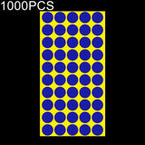 1000 PCS Round Shape Self-adhesive Colorful Mark Sticker Mark Label