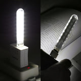 8LEDs 5V 200LM USB LED Book Light Portable Night Light, with 8 Pin Adapter, with 8 Pin Adapter